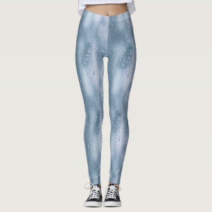 Vatten Droplets Mönster Leggings - Coola & Refresh