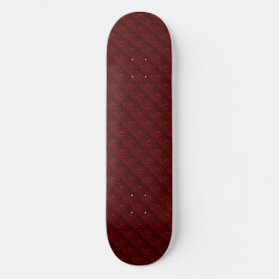 Vatten droppar på Crimson Metall Mini Skateboard Bräda 18,5 Cm