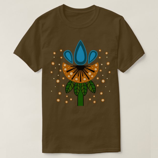Vatten droppar på Dandelion T Shirt (Design framsida)