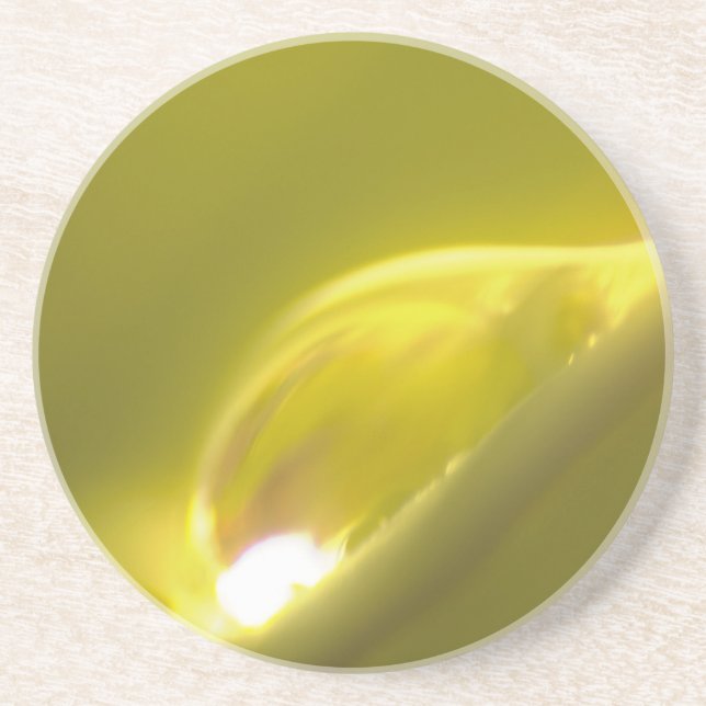 Vatten-droppe Underlägg 3 Sandsten (Framsidan)