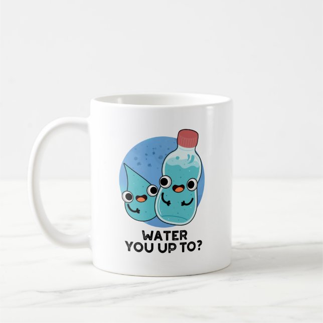 Vatten, du upp till en fin Vatten Pun Kaffemugg (Vänster)