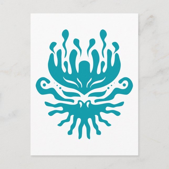 Vatten Elemental Vykort (Framsida)