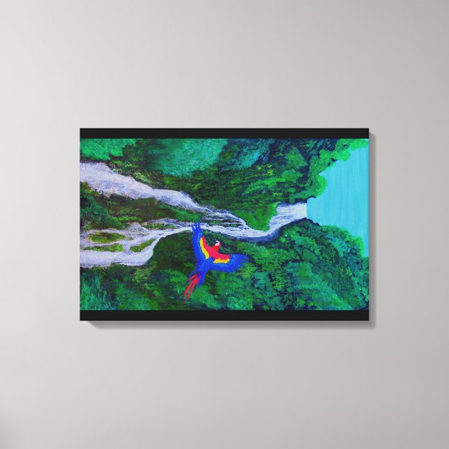 vatten fa mcaw canvastryck (Framsida)