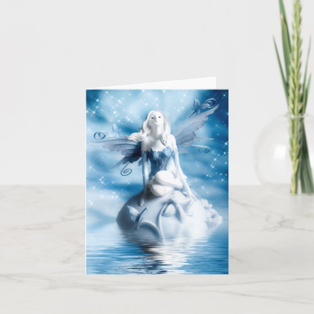 Vatten Fairy Notecards Kort (Framsida)