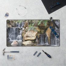 Vatten fall Desk Mat