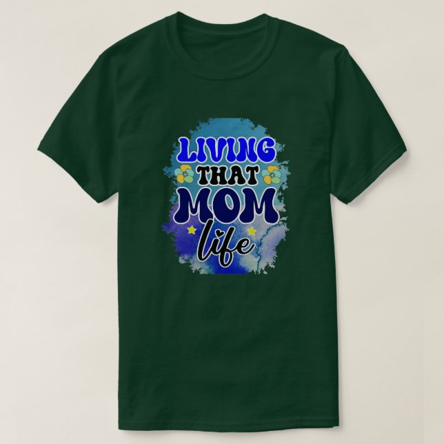 Vatten Färg 14 T Shirt (Design framsida)