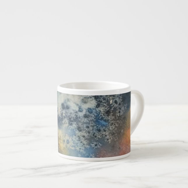 Vatten Färg ’Galaxy’ Espresso Mugg Espressomugg (Framsida höger)