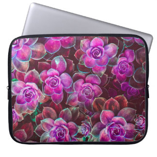 Vatten färg mönster med kamellablomma. BLOMMIGT d Laptop Fodral