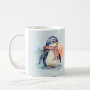 Vatten Färg Penguin Mugg-design Kaffemugg