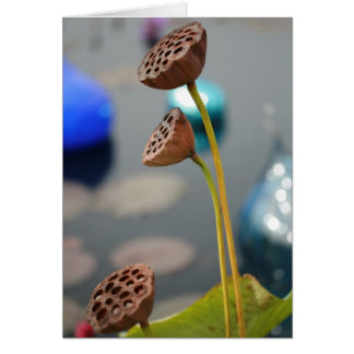 Vatten flowers2 förbigår kortet hälsningskort