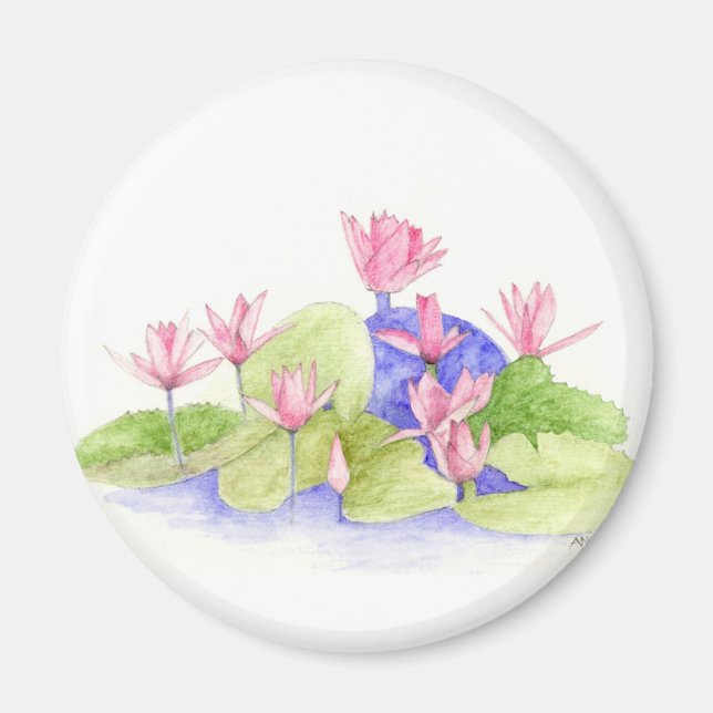 Vatten Flowers Magnet (Framsidan)