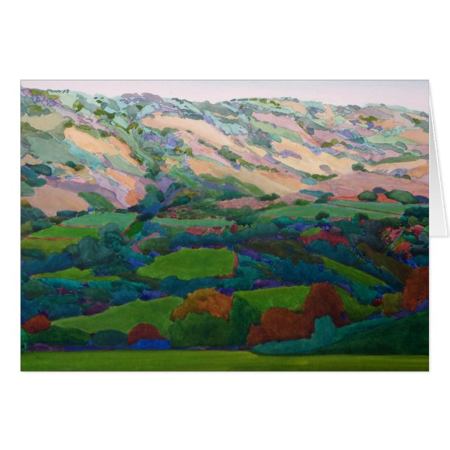 Vatten fodrar Napa Hälsningskort (Framsidan Horizontal)