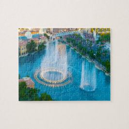 Vatten Fontän i Las Vegas Pussel