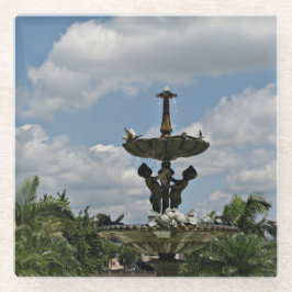 Vatten Fontän i parken 