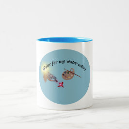 vatten för mina vattenfärger Två-Tonad mugg