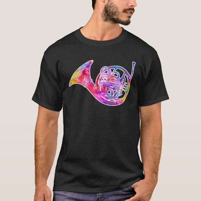 Vatten för skjorta för valthorn för t shirt (Framsida)