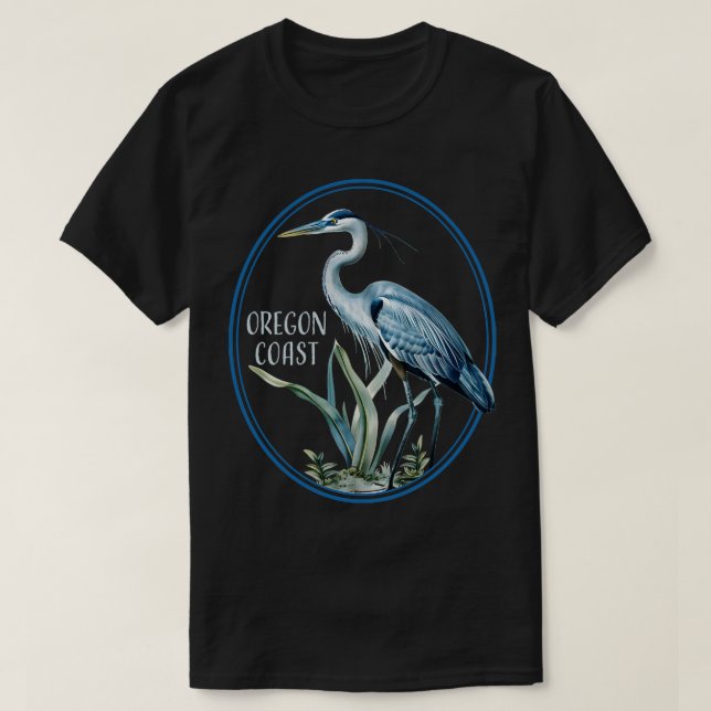 Vatten Fowl Bird Watching Heron Birds Underbar Ore T Shirt (Design framsida)