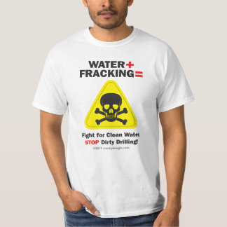 Vatten + Fracking T-tröja 2 Tee Shirt