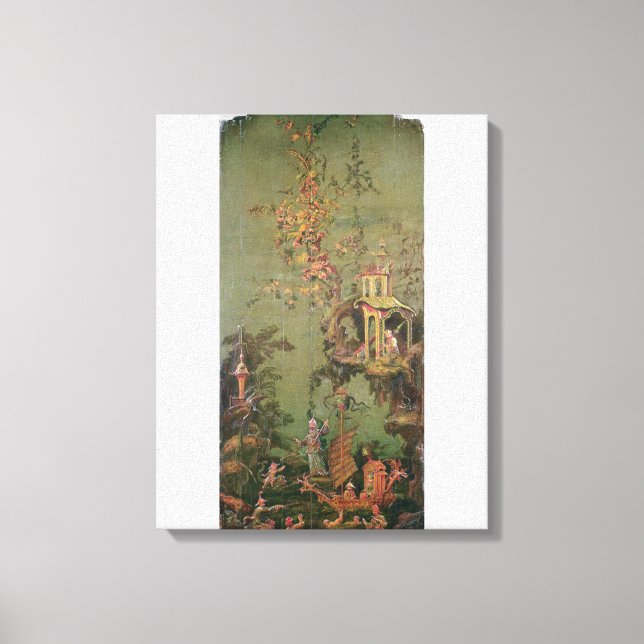 Vatten, från en serie paneler som skildrar canvastryck (Framsida)