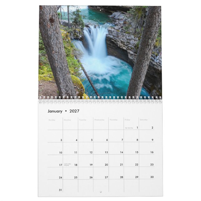 Vatten från Värld runt Kalender (Jan 2027)