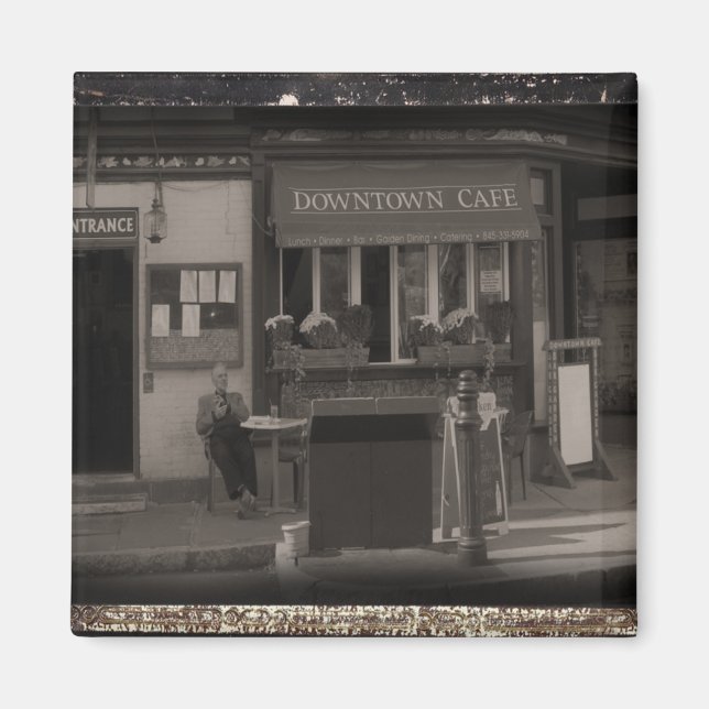 Vatten Front Kingston NY. Magnet (Framsidan)