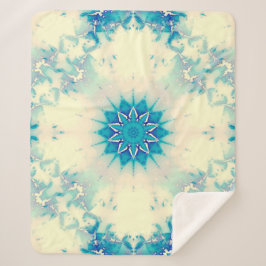 Vatten, fryst, blåvinter, snöflingor, fryst