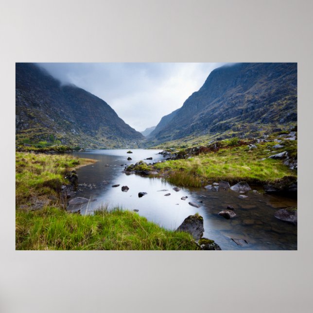 Vatten | Gap of Dunloe County Kerry Ireland Poster (Framsidan)