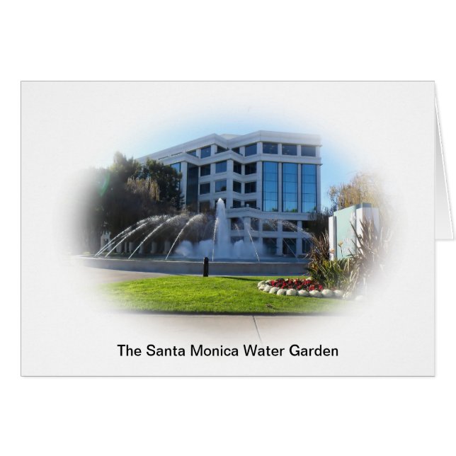 Vatten Garden Hälsningskort (Framsidan Horizontal)