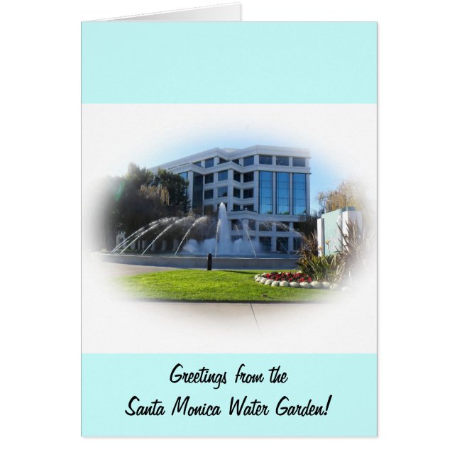 Vatten Garden Hälsningskort (Framsidan)