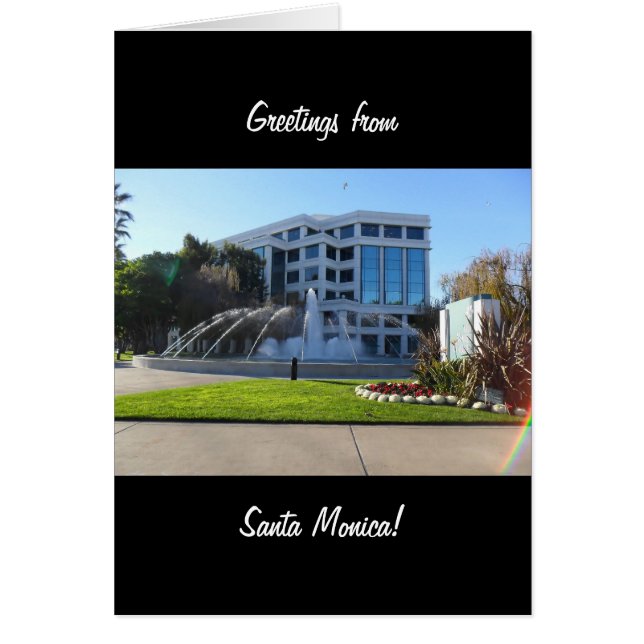 Vatten Garden Hälsningskort (Framsidan)