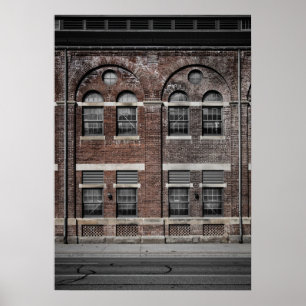 Vatten Gas Rening House No. 3 Färg Version Poster