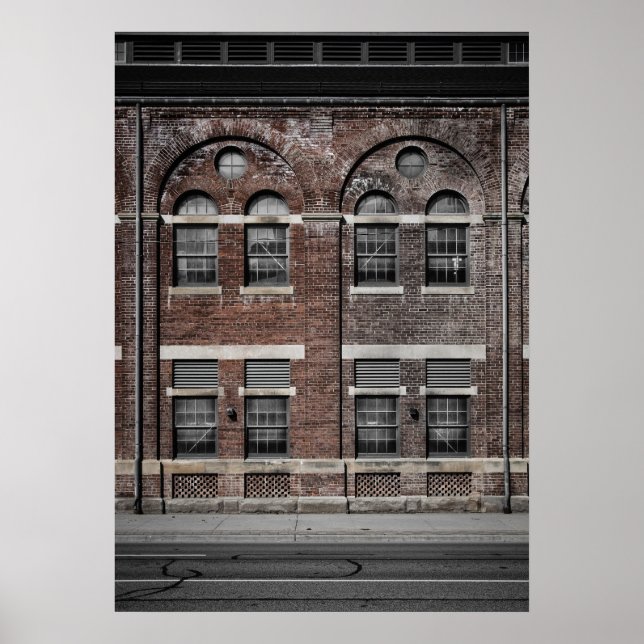 Vatten Gas Rening House No. 3 Färg Version Poster (Framsidan)