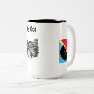 Vatten Glass Två-Tonad Mugg