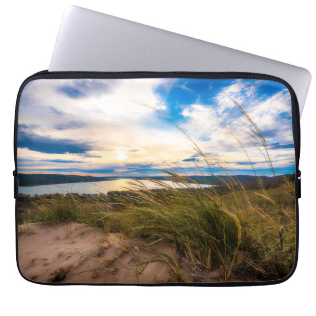 Vatten | Glen Sjö Sleeping Bear Dunes Michigan Laptop Fodral (Framsidan)