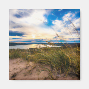 Vatten Glen Sjö Sleeping Bear Dunes Michigan Magnet