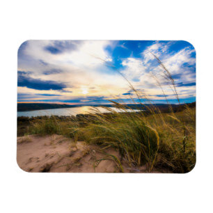 Vatten Glen Sjö Sleeping Bear Dunes Michigan Magnet