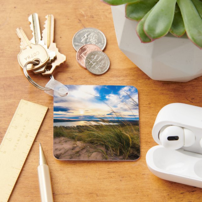 Vatten | Glen Sjö Sleeping Bear Dunes Michigan Nyckelring (Skrivbord)