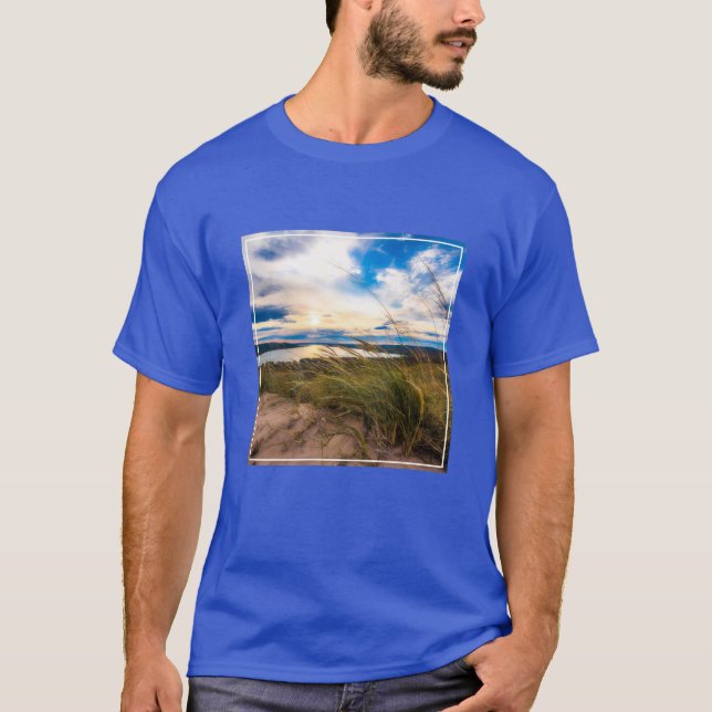 Vatten | Glen Sjö Sleeping Bear Dunes Michigan T Shirt (Framsida)
