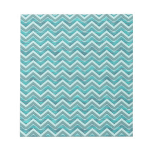 Vatten Glitter Chevron Mönster Anteckningsblock
