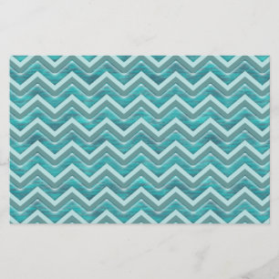 Vatten Glitter Chevron Mönster Brevpapper
