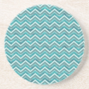 Vatten Glitter Chevron Mönster Underlägg Sandsten