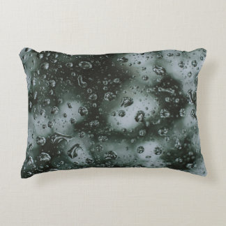 Vatten grö på glas prydnadskudde