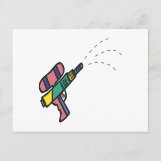 Vatten Gun Vykort