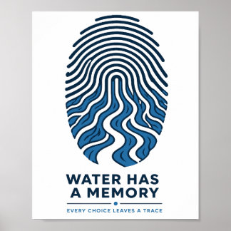 Vatten Har Ett Minnesfingeravtryck Poster