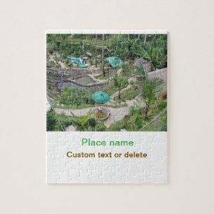 vatten-havsstrandfoto, lägg till namn-text ställe  pussel