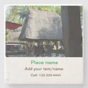 vatten-havsstrandfoto, lägg till namn-text ställe stenunderlägg