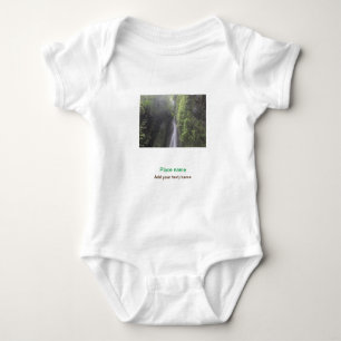 vatten-havsstrandfoto, lägg till namn-text ställe t shirt