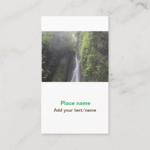 vatten-havsstrandfoto, lägg till namn-text ställe  visitkort