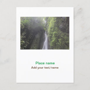 vatten-havsstrandfoto, lägg till namn-text ställe vykort