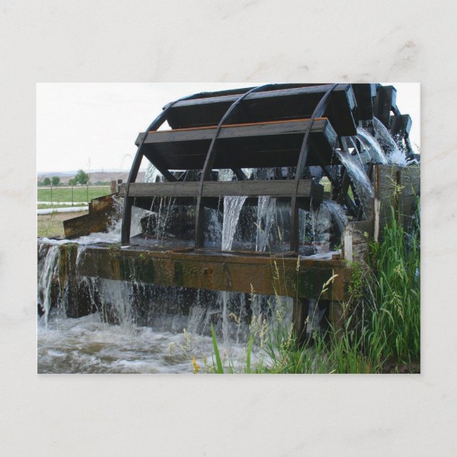 Vatten Hjul i Väster Vykort (Framsida)